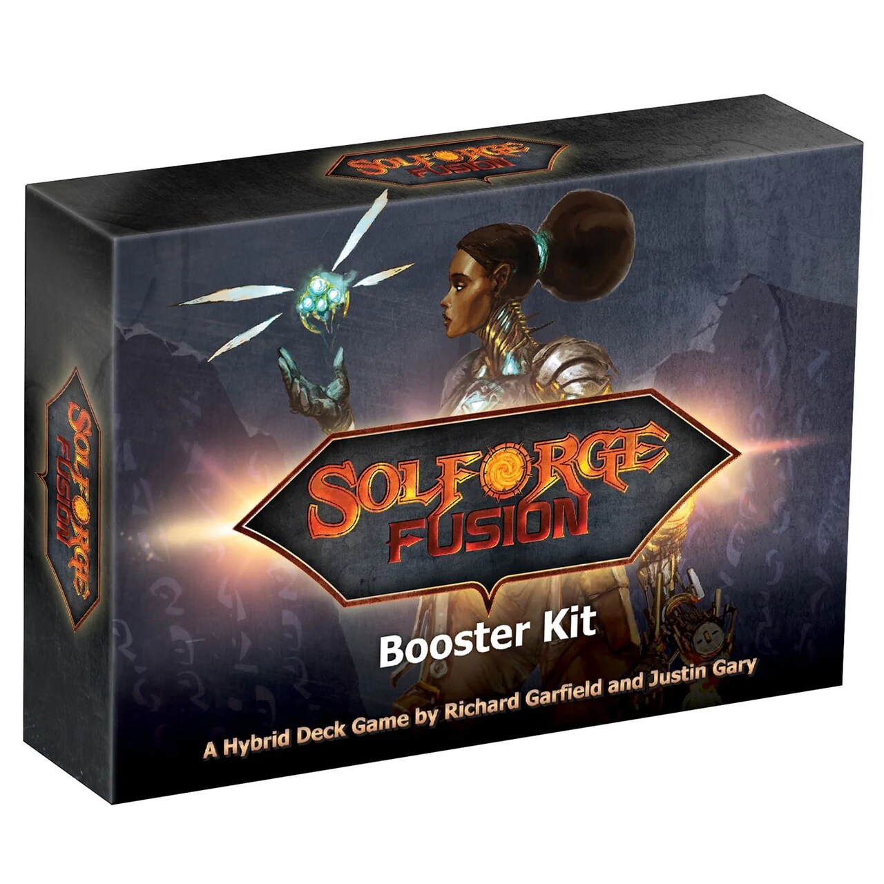 SolForge Fusion: Booster Kit - Expansion, Hybrid Deckbuilding Card Game, 4 Unique Faction Decks, Lane Based Combat, Collectible, Tabletop & Online